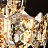 Серия дизайнерских люстр с каскадным абажуром из рельефных хрустальных подвесок геометрической формы SIMONETTA фото 5